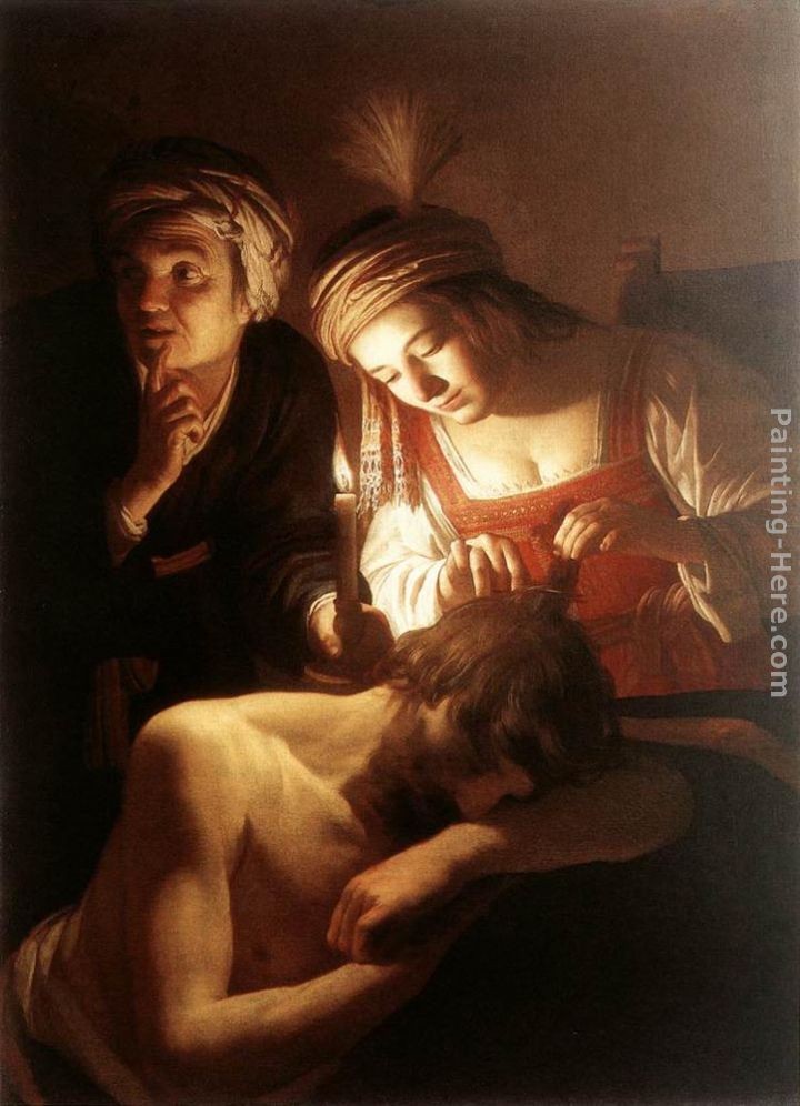 Gerrit van Honthorst Samson and Delilah